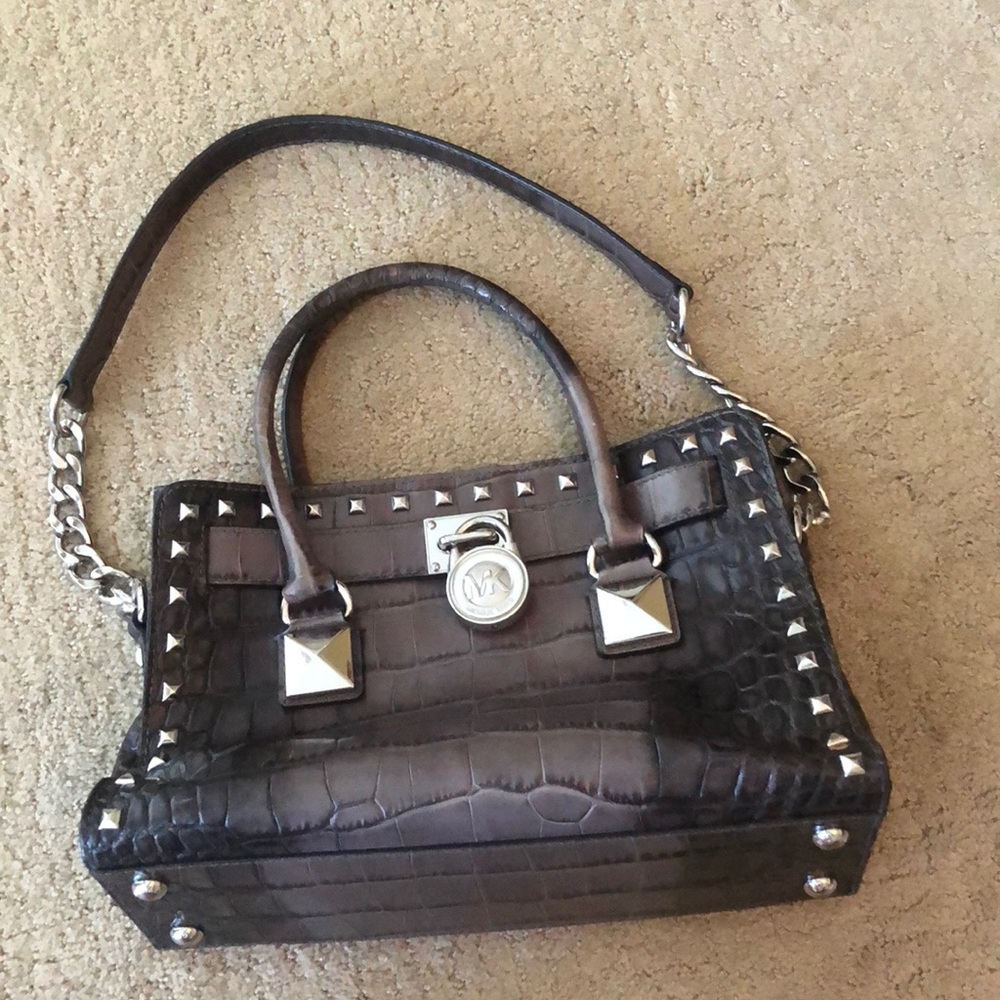 Grey Michael Kors Purse